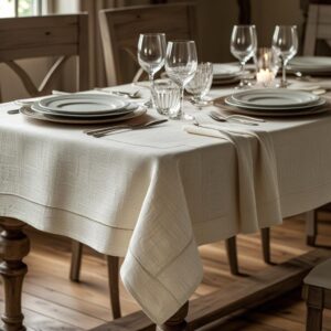 Linen Look Tablecloth Vita